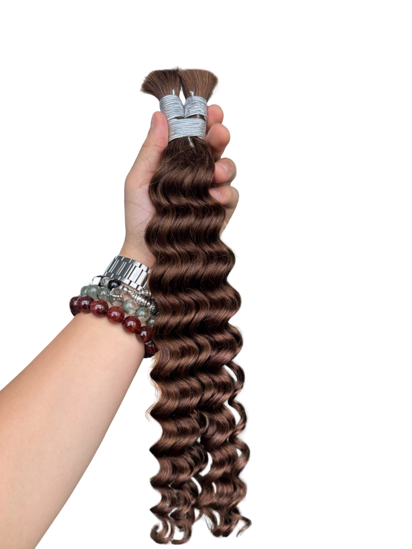 Bulk hair (brown/blondes).