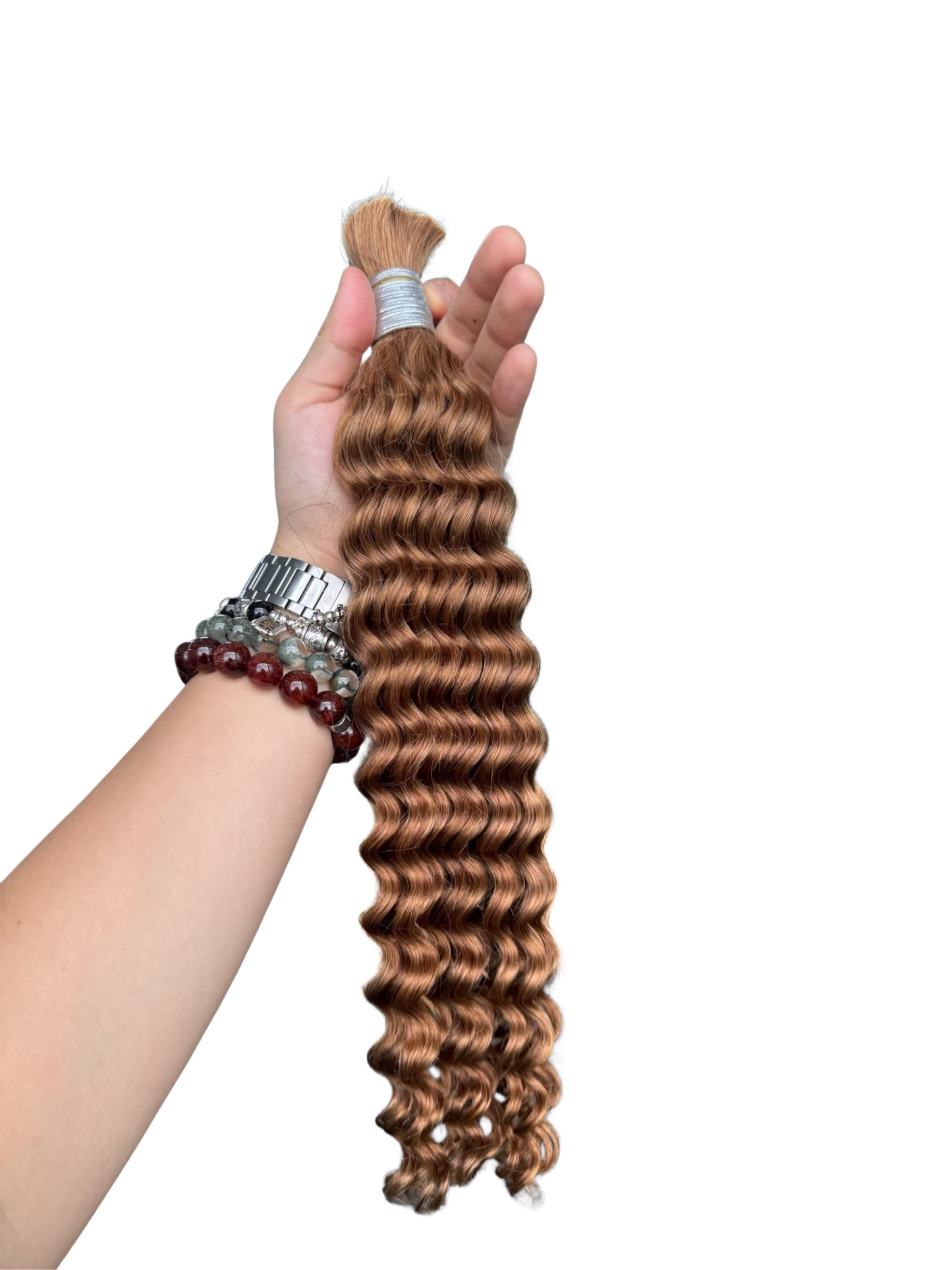 Bulk hair (brown/blondes).