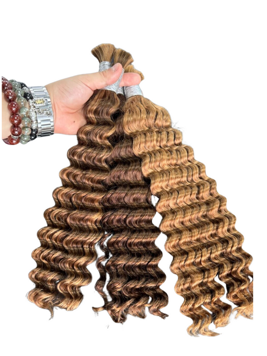 Bulk hair (brown/blondes).